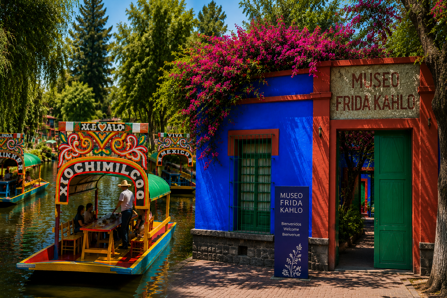Xochimilco + Coyoacán + Frida Kahlo